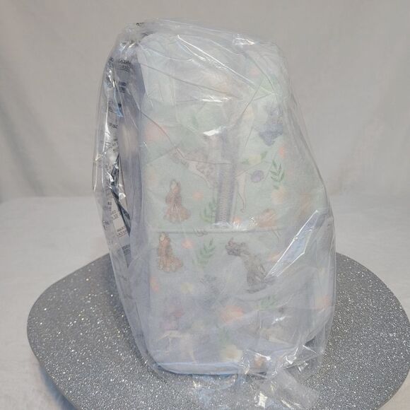 Loungefly Disney Dogs Floral Mini Backpack Blue New OOS - Picture 5 of 9